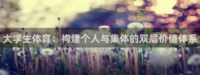 919体育：大学生体育：构建个人与集体的双层价值体系
